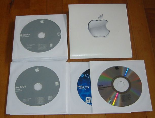 OS X install CDs OS X