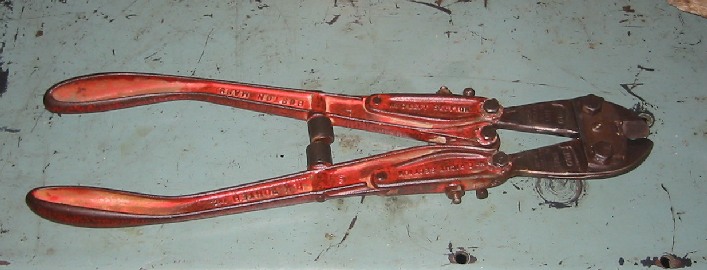 Drill Press bolt croppers
