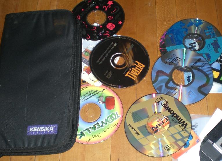 CD case windows ME cd and more