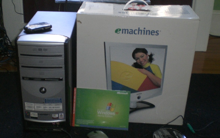 E-Machines Athlon with LCD e-machine athlon