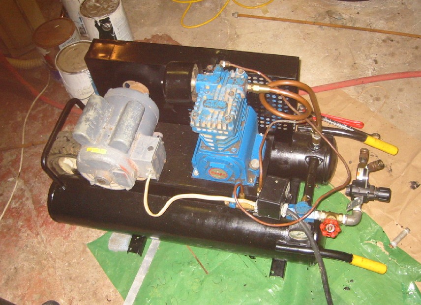 Cleaned up Emglo Compressor emglo compressor