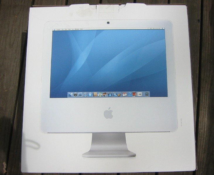 iMac shipping box iMac box