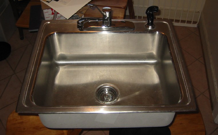 stainless kitchen sink