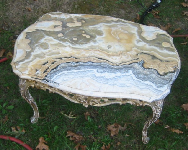Marble (not) Table table