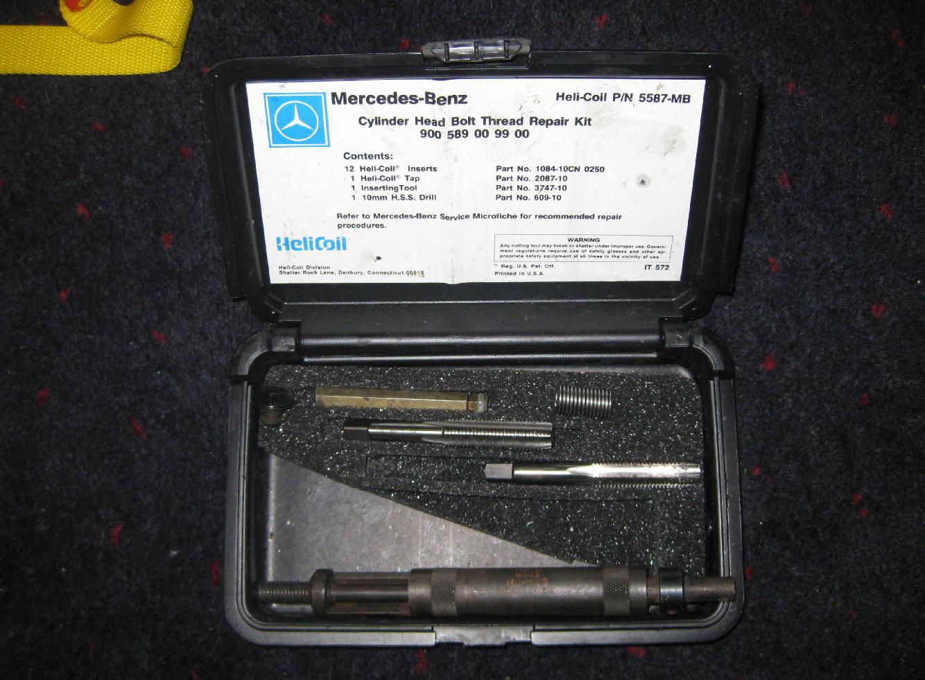 Mercedes Helicoil Kit Mercedes Helicoil Kit
