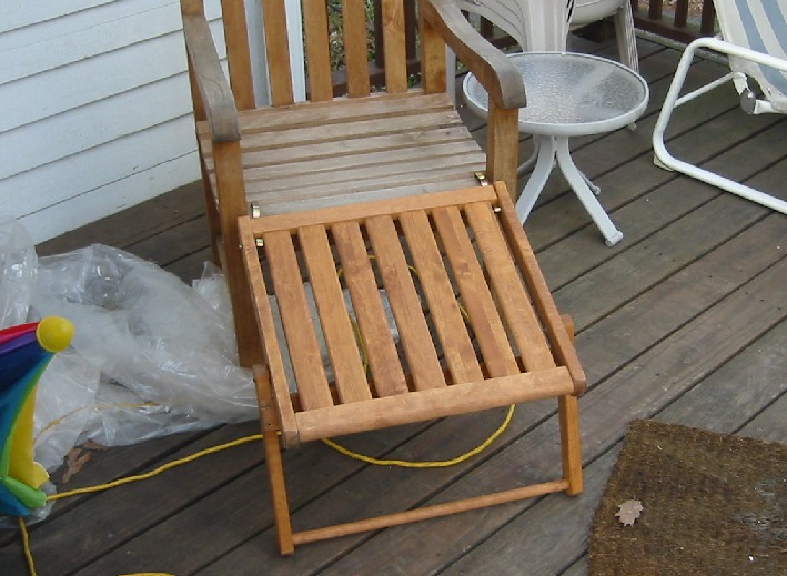 Footrest for outdoor chair footrest