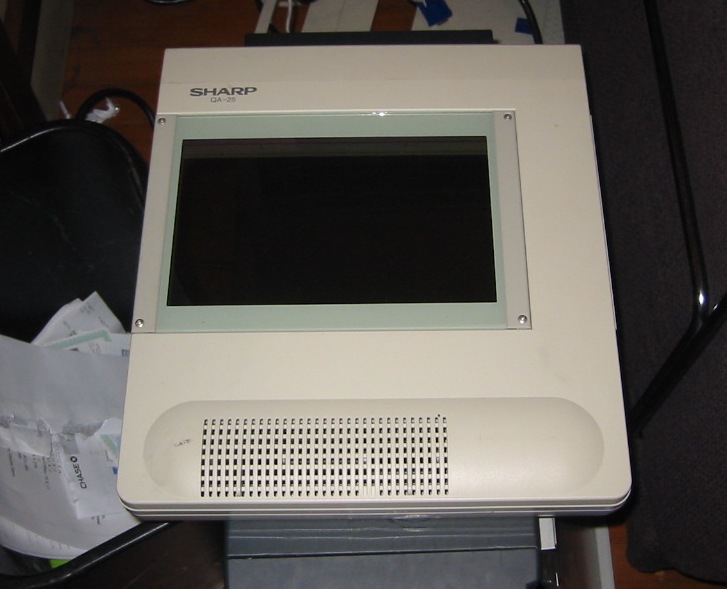 overhead projector panel