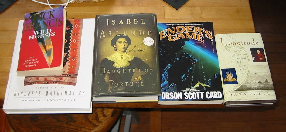 Selection of books books