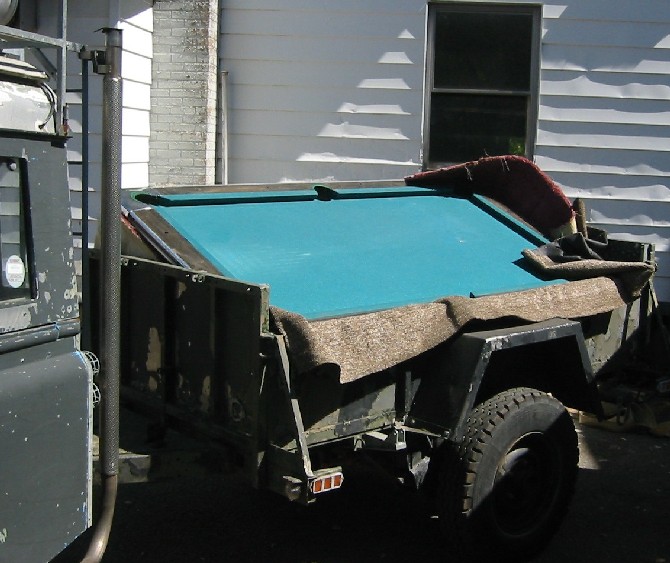 Dive bar pool table pool table