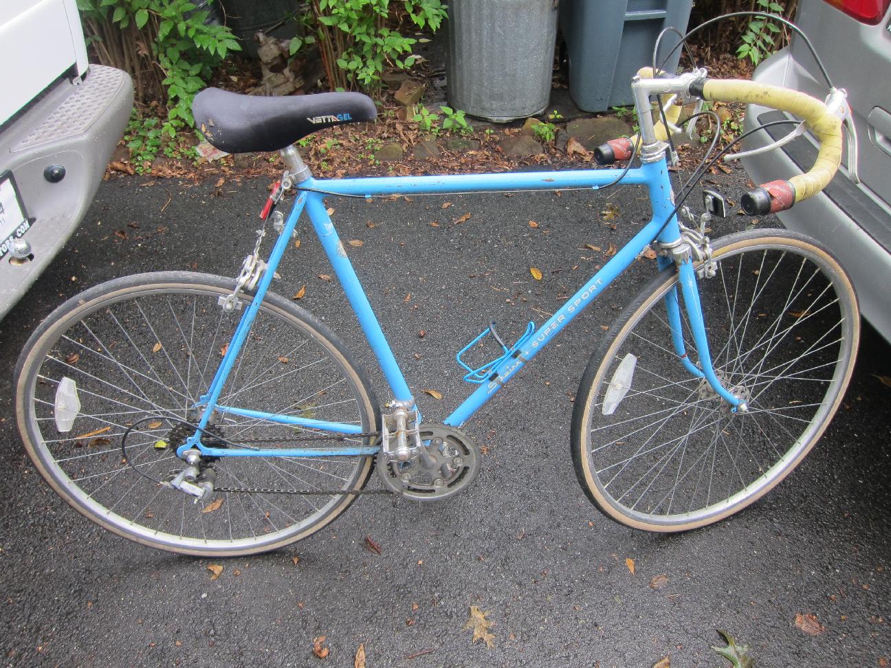 Blue Schwinn Super Sport Blue Schwinn Super Sport
