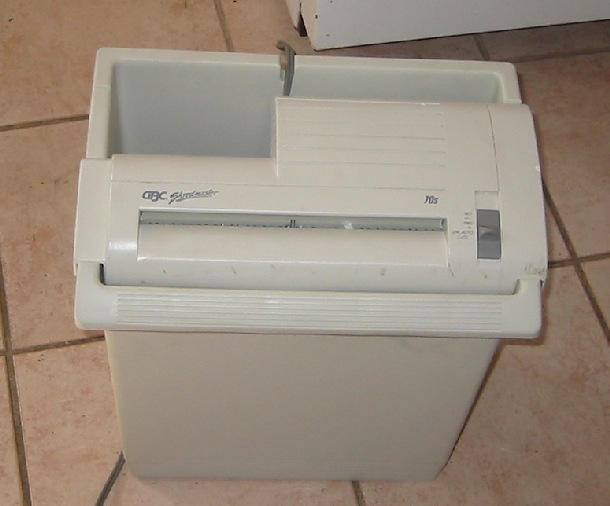 Shredder shredder