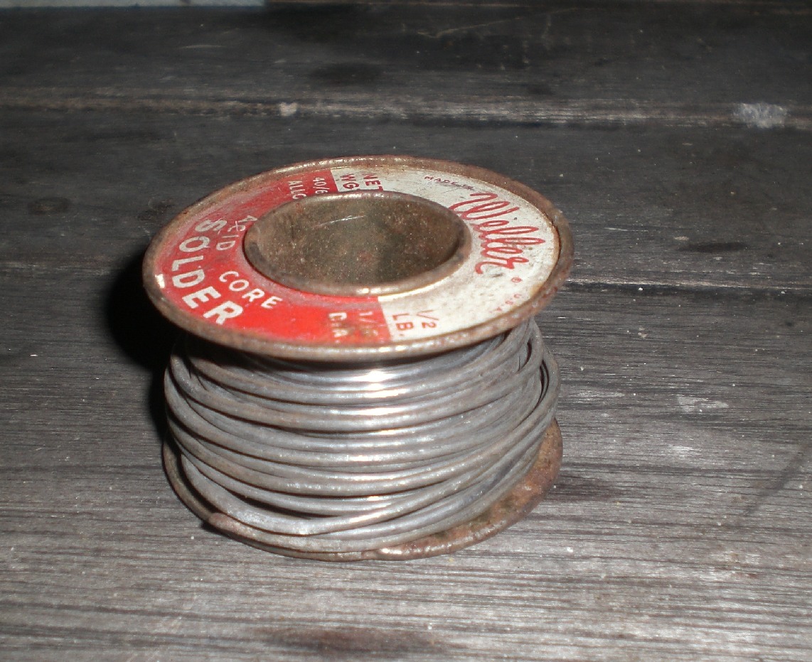 A Roll of Solder roll of solder